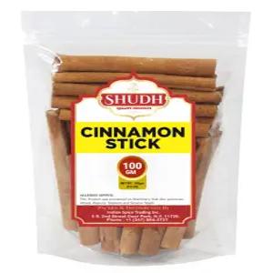 SHUDH 시나몬 스틱 00GM 35온스 카시아 카넬라 베이킹 요리 및 오트밀에 완벽 길이 3/4인치 2개 00