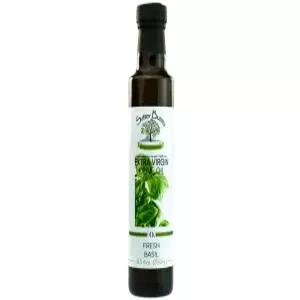 서터 버터 엑스트라 버진 올리브 신선한 바질 인퓨즈드 250ml 병 수공예 장인의 고메 EVOO 콜드 프레스 및