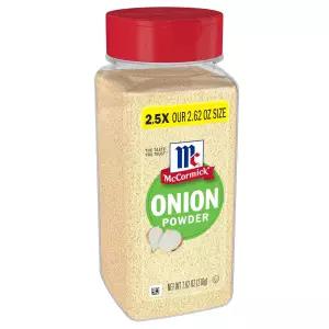 맥코믹 양파 파우더 Non GMO 신선한 통 만들어져 식사와 레시피에 일관된 맛을 제공 762온스