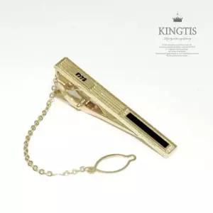 KINGTIS 세련된 디자인 넥타이핀 선물 정장 신사 타이클립
