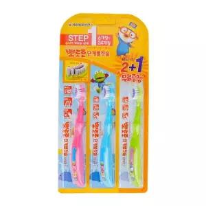 [하프클럽/알티피아]뽀로로 단계별 칫솔 STEP1 6~24개월 3P 유아 아기