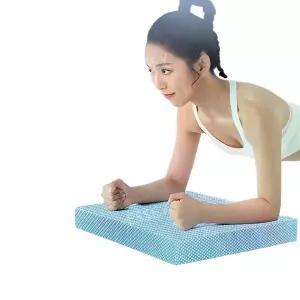 복부운동 전용 블랙 무릎패드 바닥매트