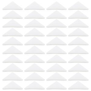 헤이우스 50PCS 코너 프로텍터 투명 플라스틱 사진 액자 장착 봉투 전시 아트워크 DIY 스크랩북 및 액자에