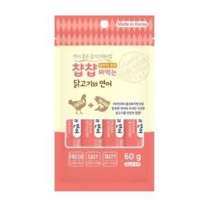 강아지 츄릅 짜먹는 닭고기연어 60g 1P 간식 애견 댕댕이간식대용량 (W9E60E0)