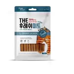 강아지 애견간식 말랑말랑 소프트 연어저키 반려견건조간식 댕댕이간식 (WA9C10D)