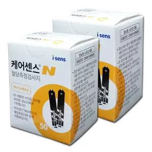 아이센스 케어센스N 혈당시험지 100매 측정지 체크지 검사지