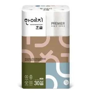 한예지)3겹데코한글화장지(27Mx30롤) 티슈 휴지 (WAA1E24)