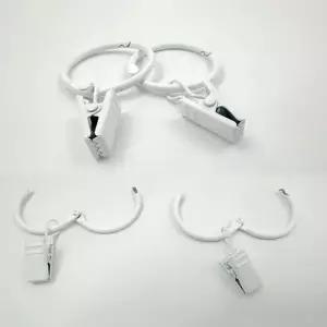 오픈형 커튼 집게링 내경 32mm 20pcs 링 고리 부자재 커튼링 집게링 커튼집게링 32mm 20pcs