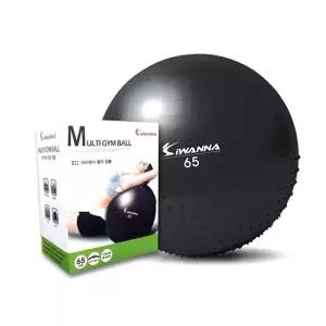 아이워너 멀티 짐볼 블랙 65cm 마사지 스트레칭 운동 운동볼 (W83BB0E)