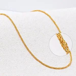 [골드모아]여자 순금 체인 목걸이 7.5g [트위스트 폭스]