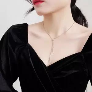 [VCM66KL6]롱체인 롱드롭목걸이 y목걸이 골드 실버
