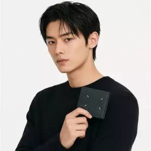 메종마르지엘라 S56UI0140 P4455 T7162 스티치 그레인 반지갑