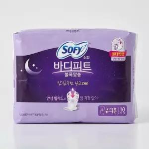 [쏘피] 쏘피 바디피트 볼록맞춤 슈퍼롱 10개 x 6팩 안심 힙가드