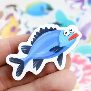 [골드스마일]방수스티커 바다종합 4~6cm (TT024) 6cm 장식 아이디어상품