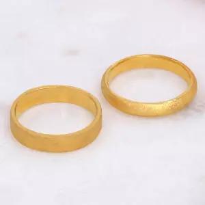 골드모아 순금반지 여자 남자 엥게이지 평반지 1.87g(반돈) 3.75g(1돈)커플링 우정링 디자인
