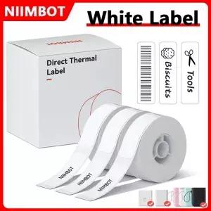 Niimbot 감열지 Waferproof 흰색 라벨 접착 스티커 홈 오피스 용 D11/D110/D101 프린터 메이커와 호환 가능