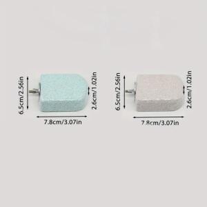 1pcs 새 부리 연마석 앉는 장소 앵무새 연마 홈  발톱 막대 참새 점프 스탠드 브래킷