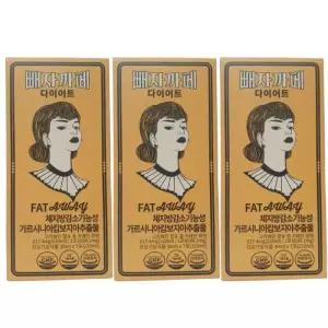 빼자까페 30ml x 7포 3개