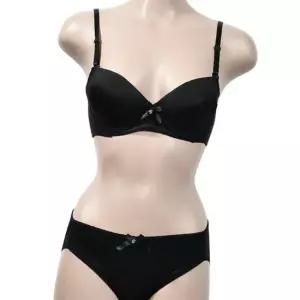 [라일리여성언더웨어] Rly 3 4몰드 노와이어 C컵 브라팬티세트 노와이어면 50028395)