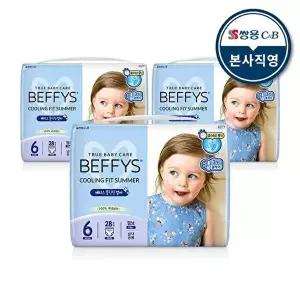 [베피스]베피스 쿨링핏 썸머 남녀공용 점보 28p 3팩