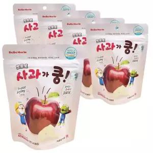 뽀로로 사과가 쿵 동결건조 과일칩 15g 5개