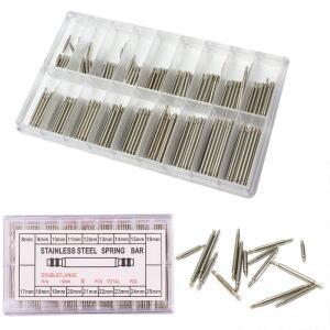 270피스 Strainless Steel 스프링 바 8mm - 25mm 시계 밴드 스트랩 벨트 수리 도구 핀 액세서리