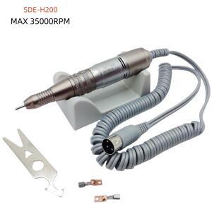 35000RPM SDE H200 전기 네일 샌더 핸들 마이크로 모터 폴리싱 머신 핸드 피스 2.35mm  210 마라톤 컨트롤