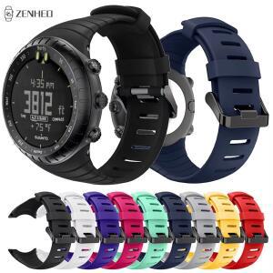 Suunto Core 교체 용 스포츠 손목 밴드 실리콘 시계 스트랩 액세서리 팔찌 벨트