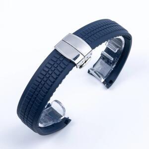 Aquanaut Philippe 시리즈 5164a 버터 플라이 버클 남성용 Patek 시계 스트랩 용 21mm  실리콘 고무 밴드