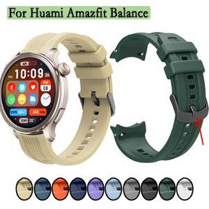 Huami Amazfit Balance 용 스트랩  실리콘 시계 밴드 교체 조절 식 손목 스포츠 Correa
