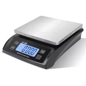 푸오졸트 디지털 30kg/66파운드 대형 저울 상업용 LCD 팅 포함 색상 리스 블랙