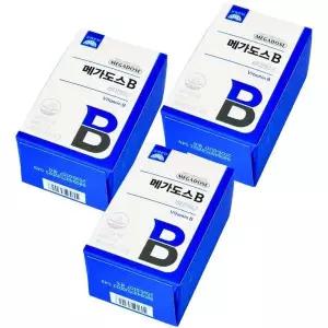 [셀러허브]고려은단 메가도스B 비타민B군 60정 X 3개 (6개월분) (S46185313)