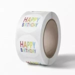 고품질 해피버스데이 파티 풍선 레터링 생일 축하 스티커 풍선스티커 (WD10709)