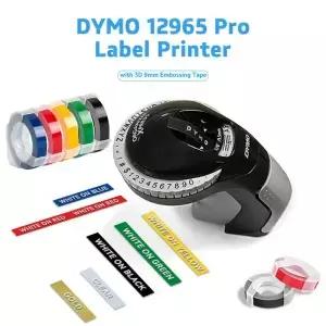 DYMO 12965 라벨 세트-1 수동 프린터 테이프 5 개 스트립 포함