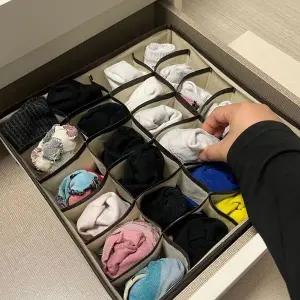 [하프클럽/]보관 깔끔한 니트 바구니 분리 브라 브라자 브래지어 속옷장 24