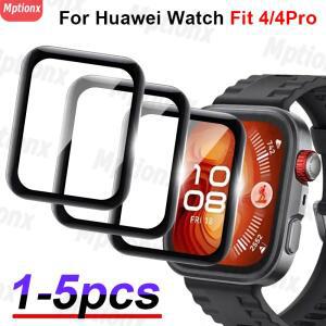 Huawei Watch Fit 4 곡선 화면 보호기 용 풀 커버리지 필름 Pro Ultra-HD 및 Anti-scratch