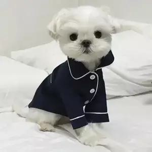 개 잠옷 작은 여름 옷 치와와 애완 동물 셔츠 의류 로파 페로 코트 자켓 강아지 의상 요크셔