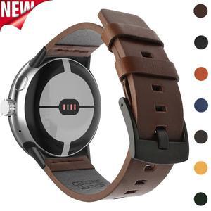 Google 픽셀 시계 3 용 가죽 밴드 GOOGLE PIXEL WATCH 2 1 41mm 액세서리 correa 남여 스트랩 팔찌