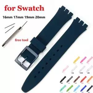 견본 용 고무 스트랩 다채로운 스포츠 밴드 교체 손목 팔찌 6mm 실리콘 WatchAccessories