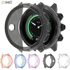 TPU 케이스 커버 Suunto 9/9 Baro/ Spartan Sport 손목 HR 용 시계 부드럽고 편안한 내구성 쉘 보호 요소