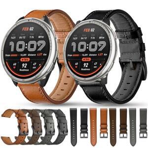 Amazfit Active 2 용 가죽 스트랩 시계 밴드 Huawei GT 5 액세서리 스마트 손목 퀵 릴리스 팔찌