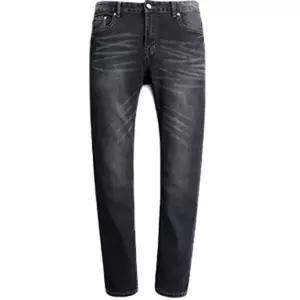 고품질 고양이수염 흑청 데님(L XL 품절) 고양이수염 데님 흑청 바지 L XL 캐주얼 스타일 청바지 WFOLKSV