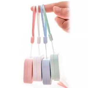 Chironal 4pcs 150cm/60인치 측정 테이프 - 및 테일러용 휴대용 접이식 높이 자 멀티컬러 세트