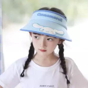 산리오 시나모롤 페이스 UV차단 썬캡유아썬 여름모자 어린이썬 캠핑 썬캡 핀캡 아동 아동썬
