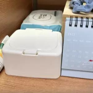 사각 소품정리함 원터치 면봉 화장솜 케이스