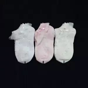 허니 레이스커즈 5족양말 발목 어린이 키즈 어린이용 리본