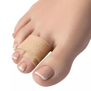 남성용 및 여성용 호머 해머 발가락 교정기 - 4팩 재사용 가능한 랩 테이프 정렬을 위한 부드러운 이중