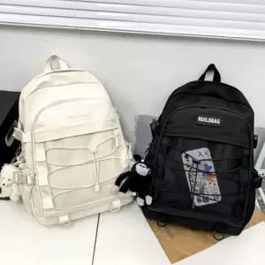 중학생 고등학생 책가방 데일리 백팩 학원 가방 블랙 남자백팩 여성백팩 학생백팩