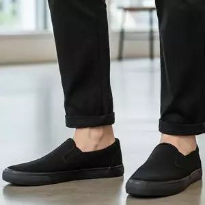 남자 베이직 데일리 밴딩 캔버스 슬립온 신발 남자슬립온데일리 밴딩슬립온남성