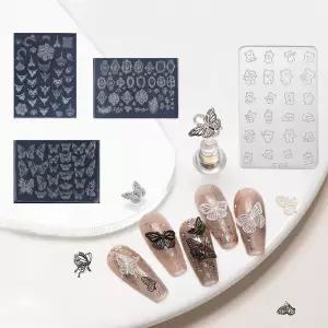 네일아트 DIY 초슬림 3D 파츠용 실리콘 멀티 네일몰드 HVV61NWZ